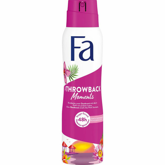 Fa Deodorant Spray Throwback Moments 150 ml 6x voordeelverpakking K Drogerie