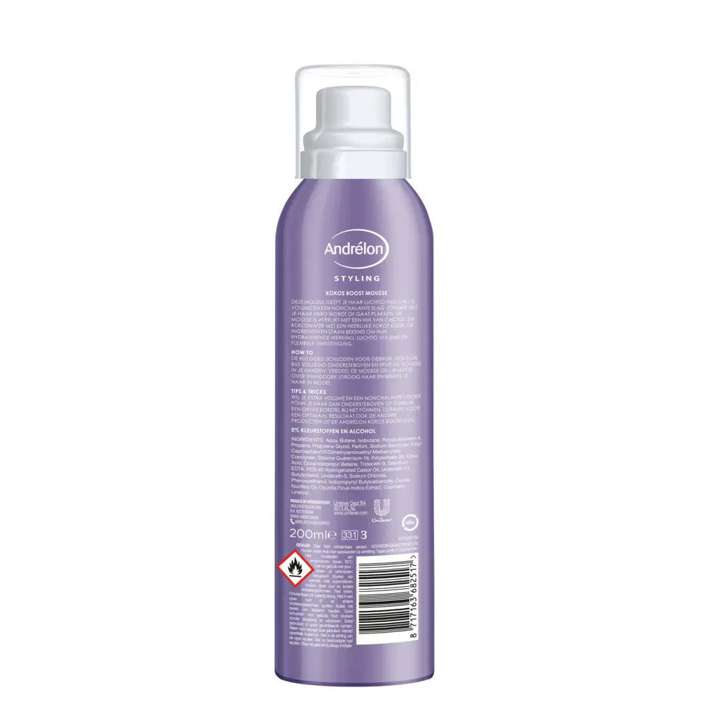 Andrelon Mousse Kokos Boost 200 ml K Drogerie