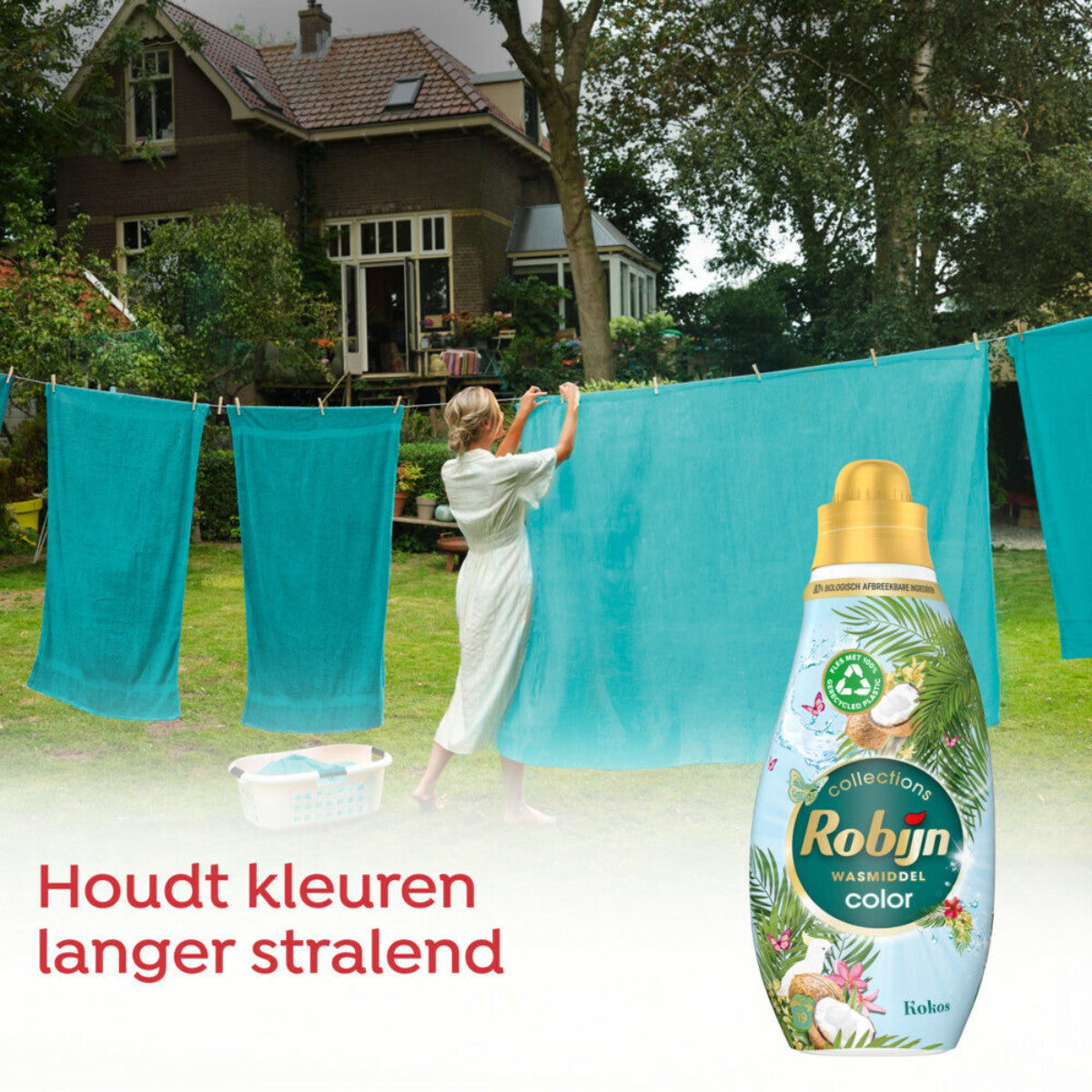 Robijn Wasmiddel Klein & Krachtig Kokos
