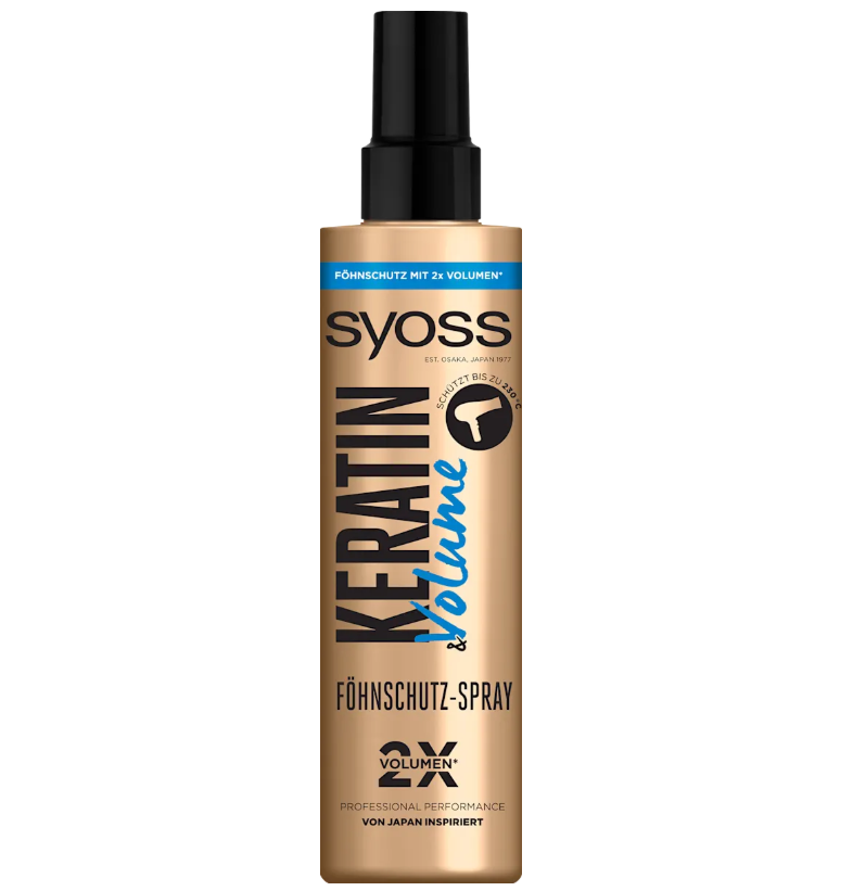 Syoss Keratin & Volume Heatprotection Spray 200 ml