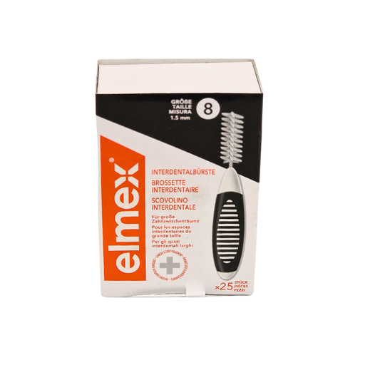 Elmex Interdentale Ragers 1.5 mm Zwart ISO Maat 8