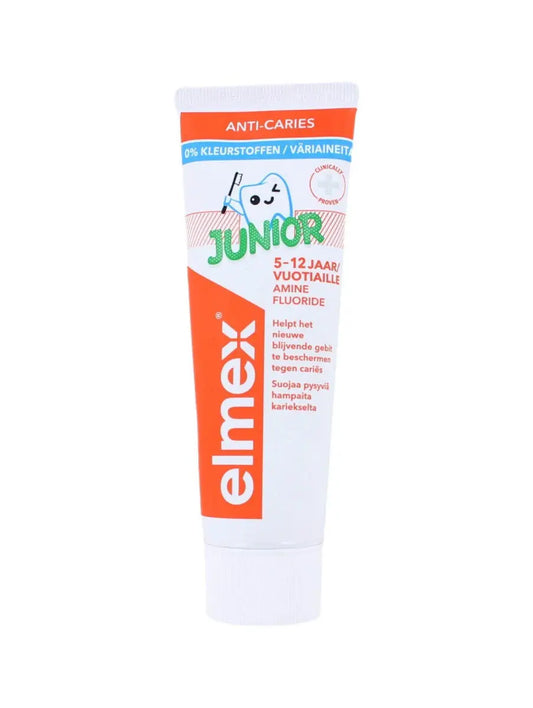 3x Elmex Junior (5-12 Jaar) Gel-Tandpasta 75 ml K Drogerie