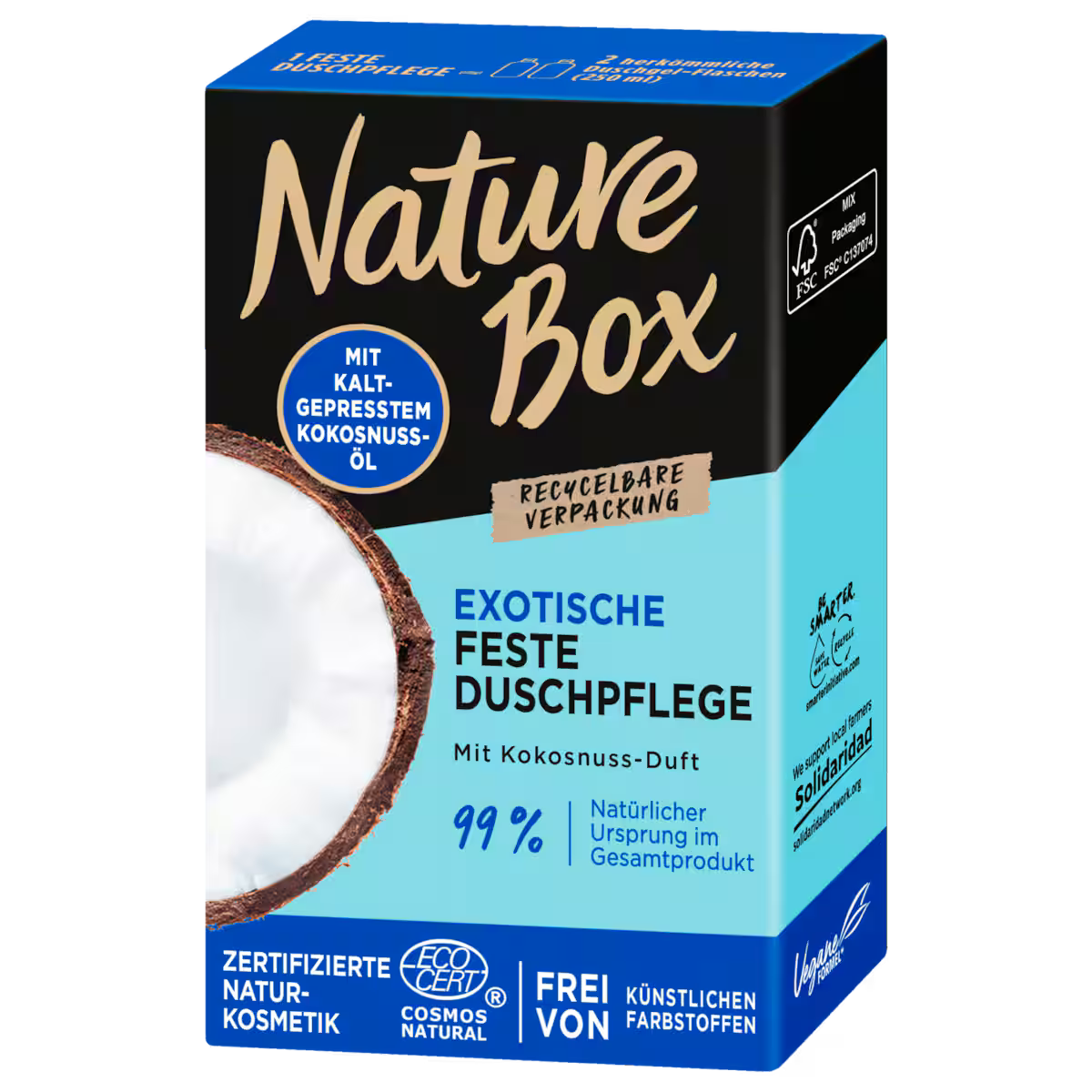 Nature Box Body Bar Coconut 100 gr